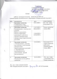 план работы 001